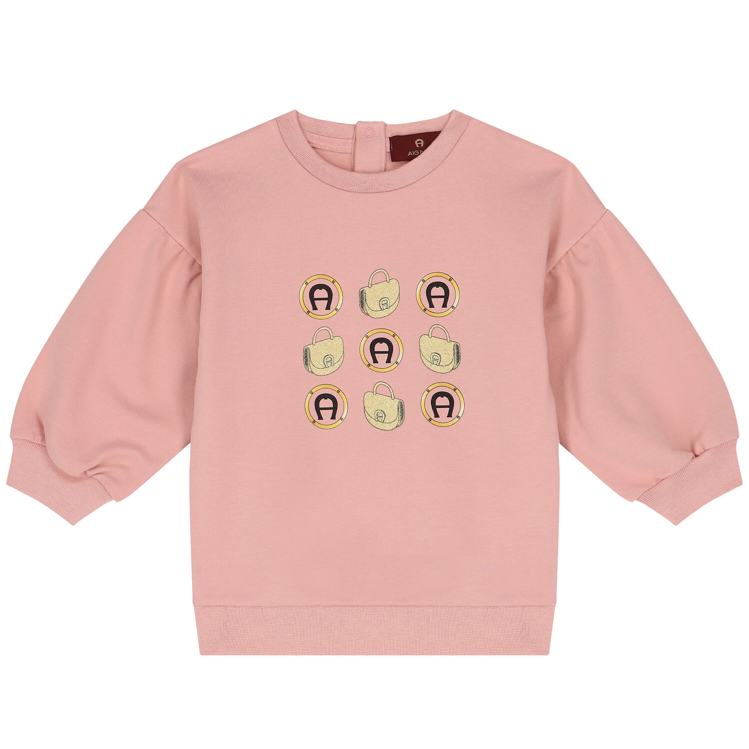Younger Girls Pink Logo Tracksuit, 1, hi-res