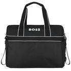 Black Logo Baby Changing Bag, 1, hi-res