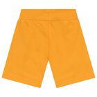 Boys Orange Logo Shorts, 2, hi-res