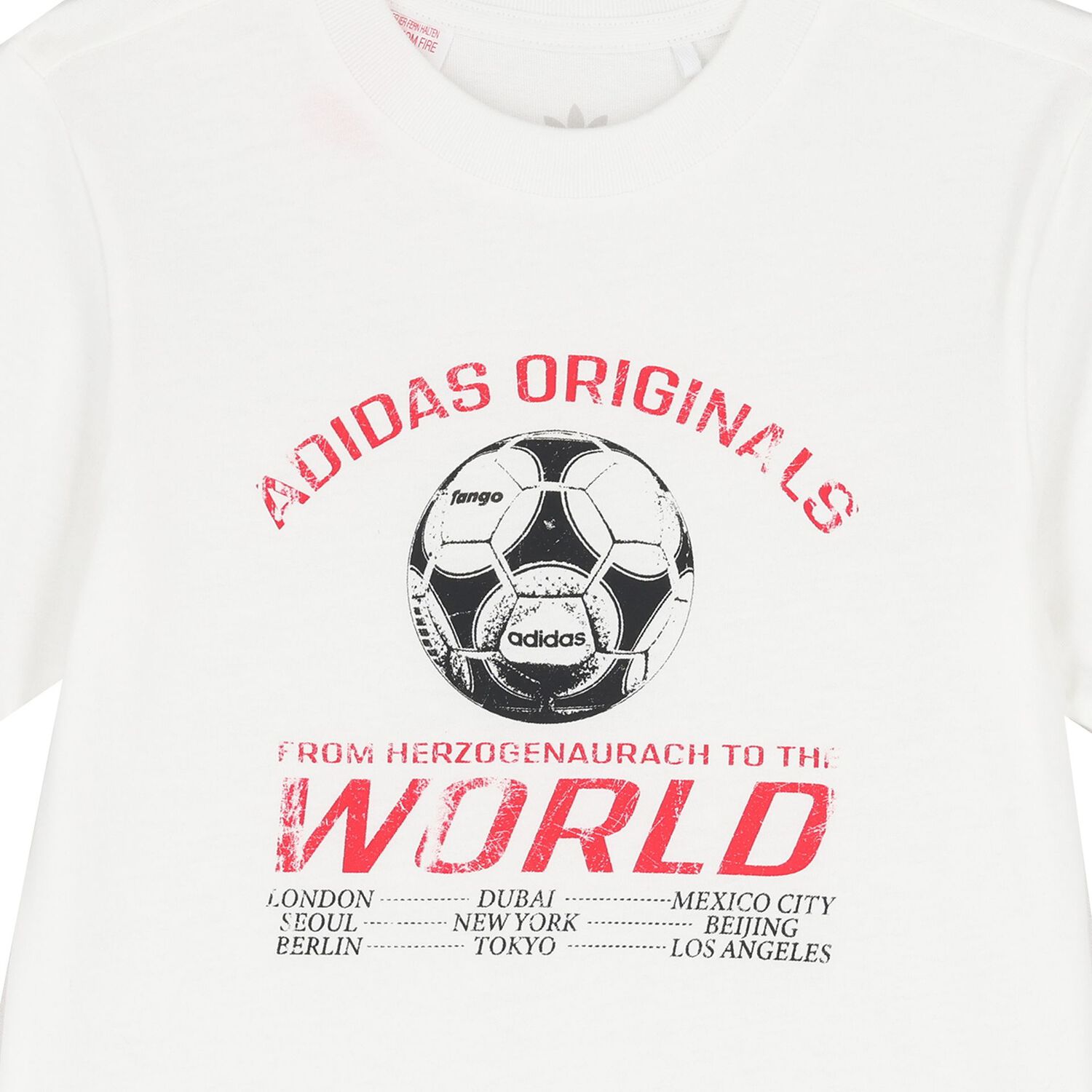 White Football Logo T-Shirt, 1, hi-res