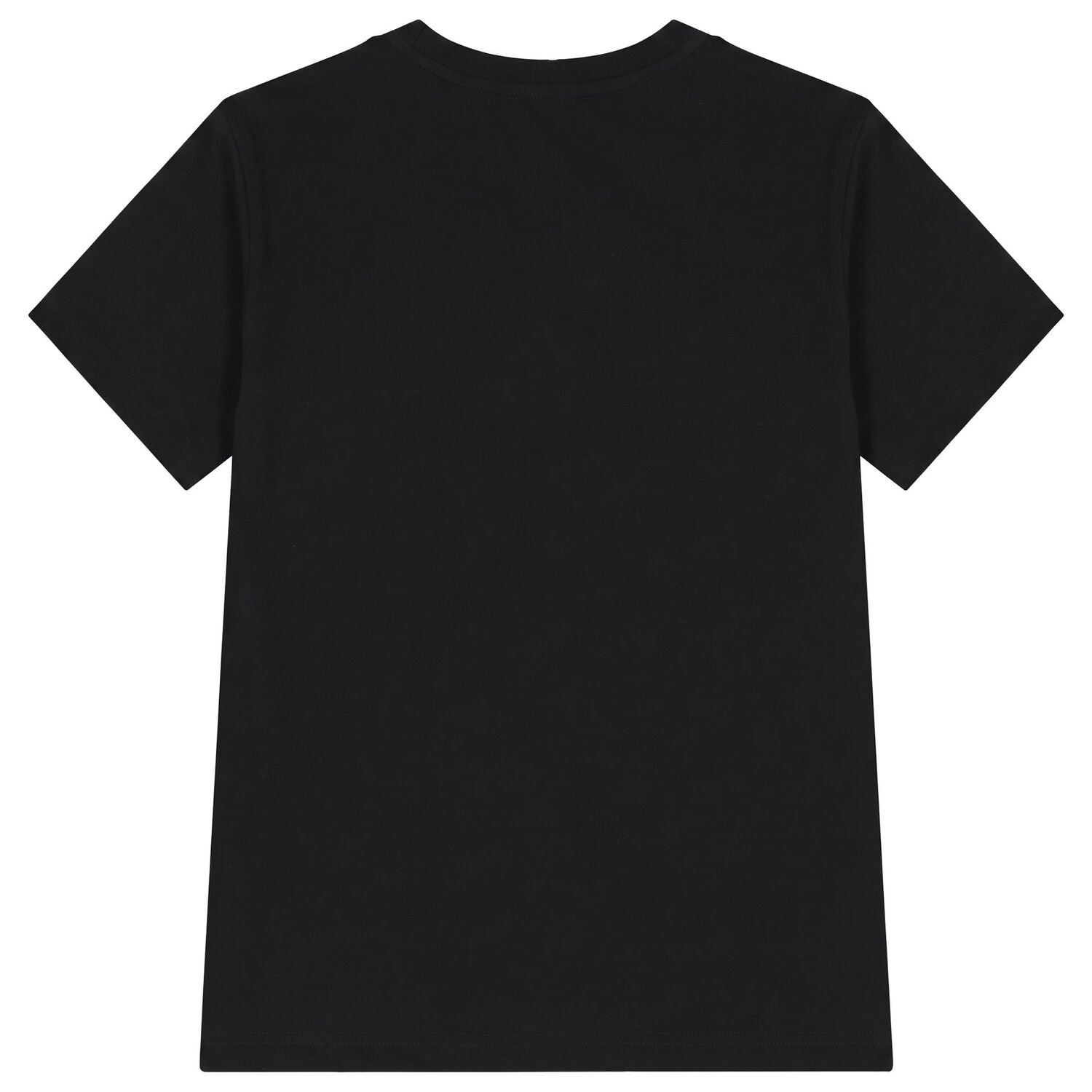 Boys Black Logo T-Shirt, 1, hi-res