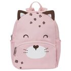 Girls Pink Cat Backpack, 1, hi-res