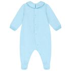 Blue Teddy Bear Logo Babygrow Gift Set, 3, hi-res