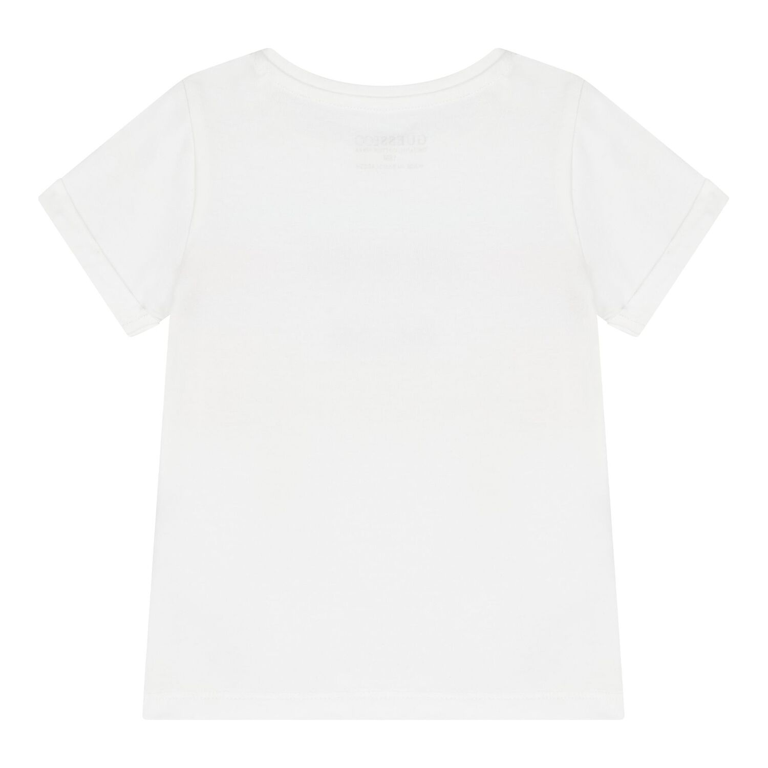 Baby Girls White Logo T-Shirt, 1, hi-res