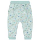 Baby Boys Green & White Tracksuits ( 2-Pack ), 1, hi-res