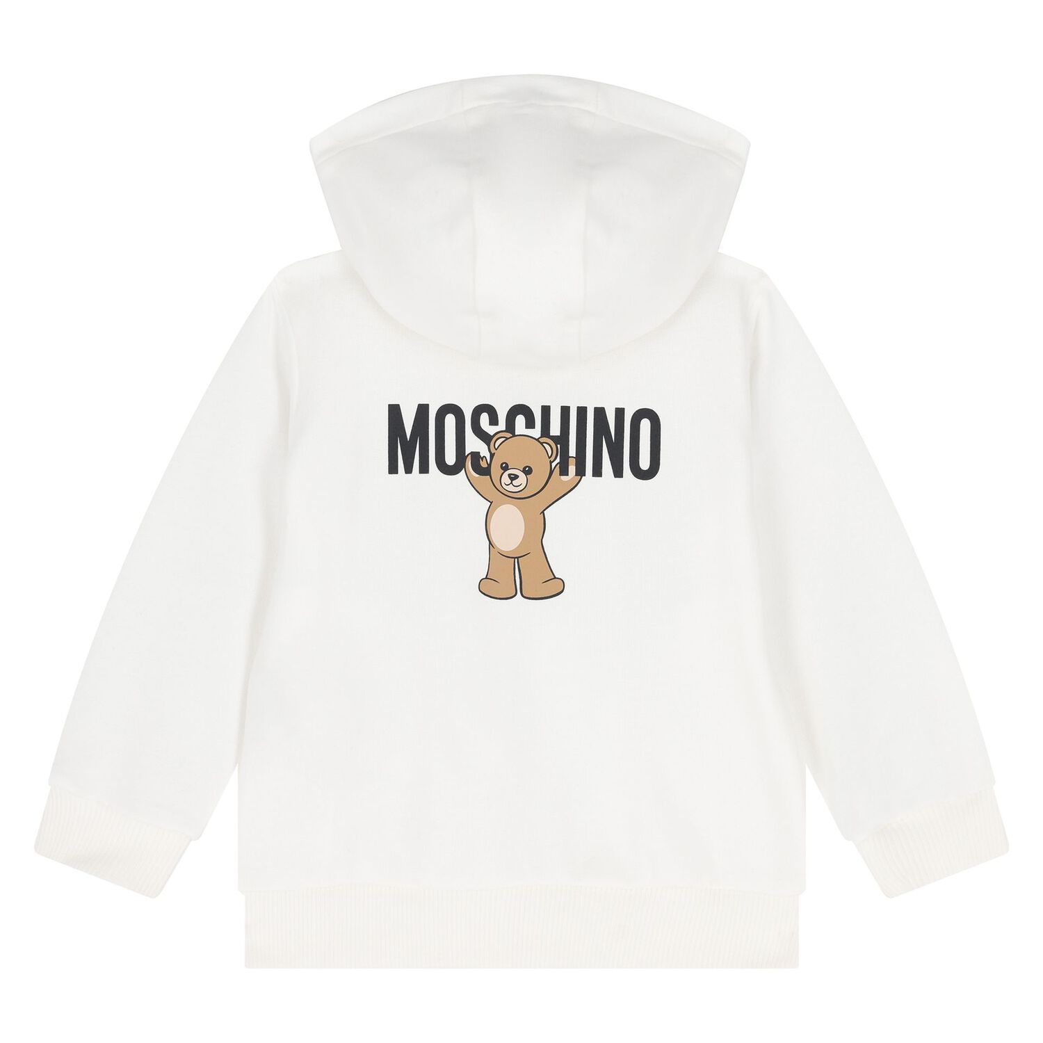 Younger White Teddy Bear Logo Tracksuit, 1, hi-res