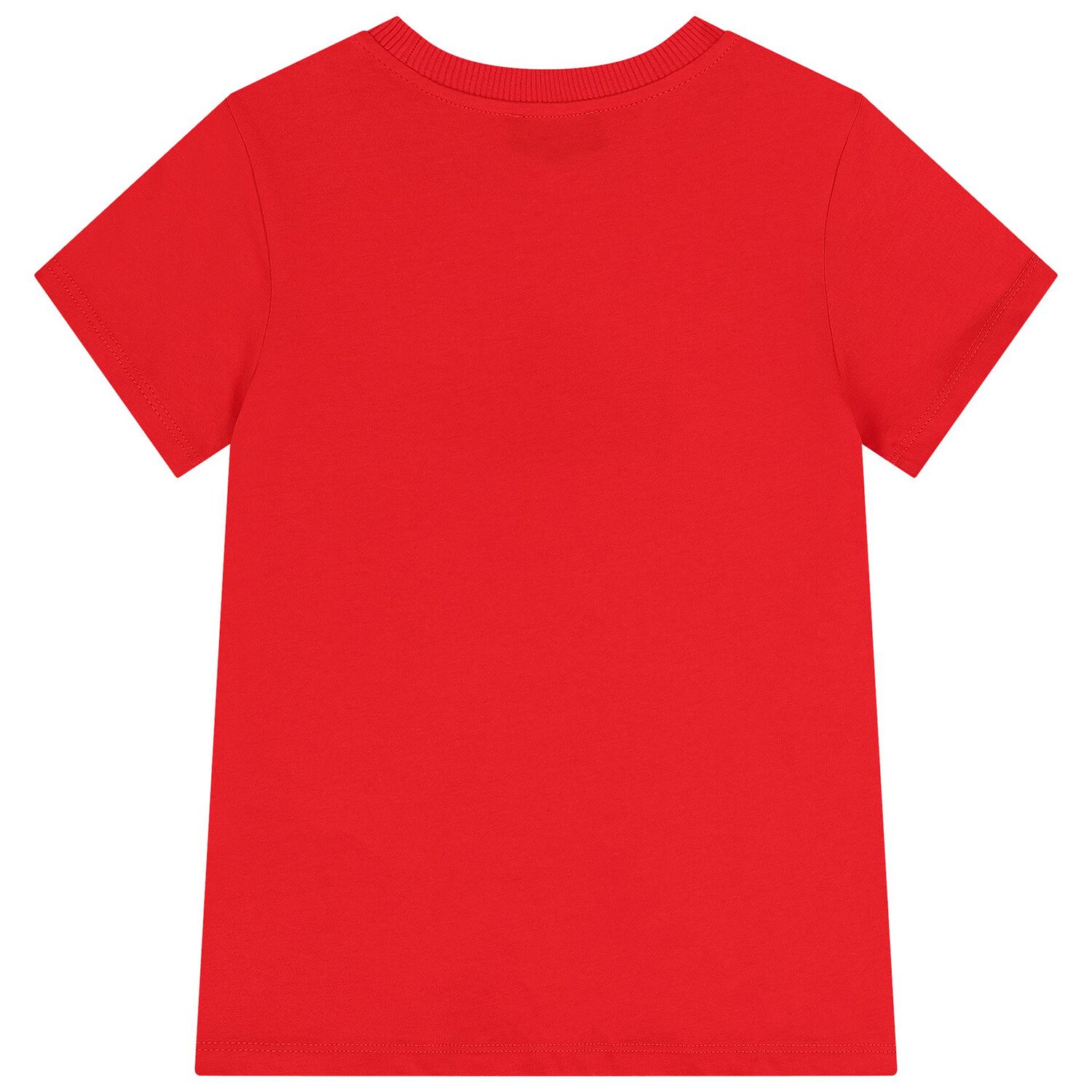 Red Teddy Bear Logo T-Shirt, 4, hi-res