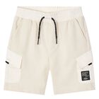 Boys Ivory Shorts, 1, hi-res