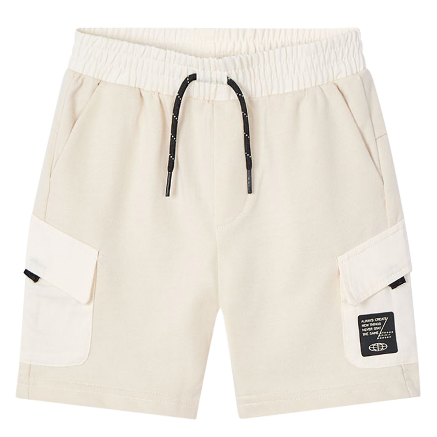 Boys Ivory Shorts, 1, hi-res