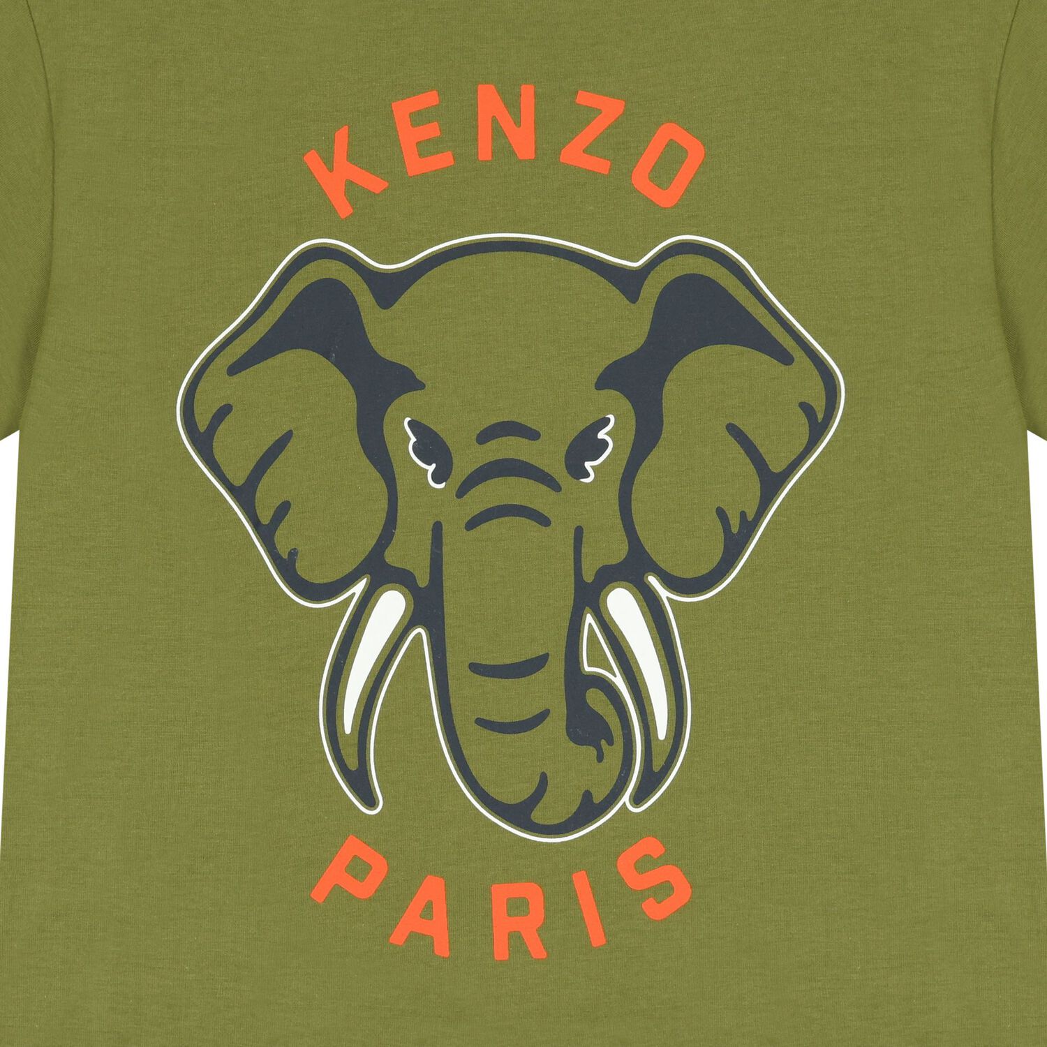 Boys Green Elephant Logo T-Shirt, 1, hi-res