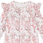 Baby Girls White & Pink Africa Babygrow Gift Set, 1, hi-res