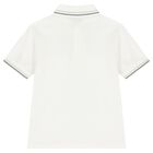 Boys White  Polo Shirt, 1, hi-res