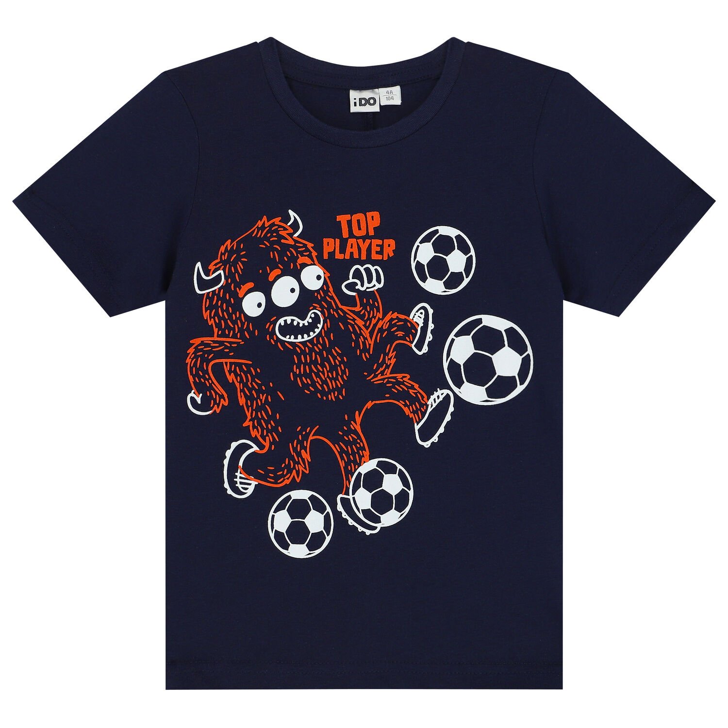 Boys Navy Blue Football T-Shirt, 1, hi-res