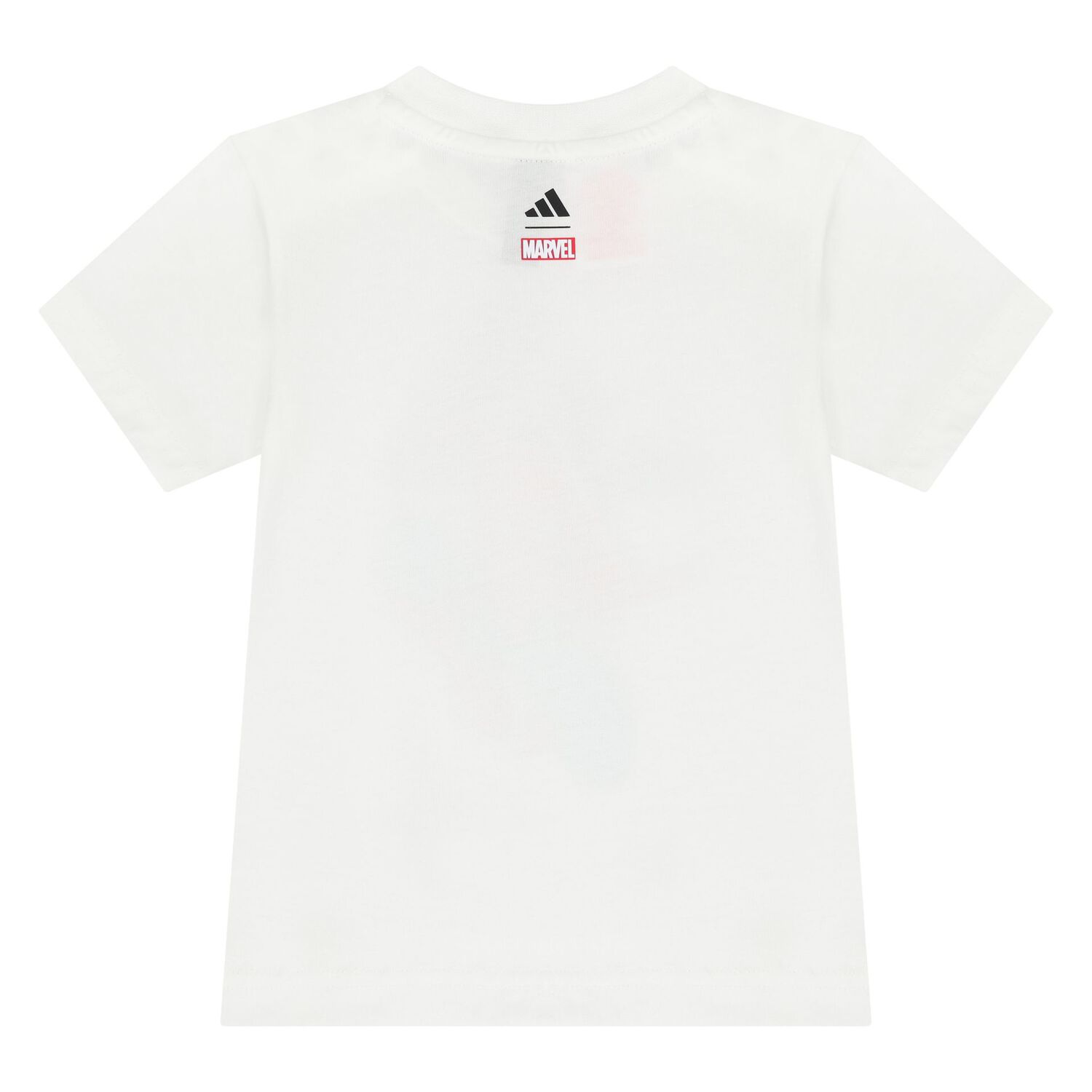 Younger Boys White & Red Marvel Shorts Set, 1, hi-res image number null