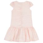 Girls Pink Logo Dress, 1, hi-res