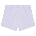 Girls Purple Logo Shorts, 1, hi-res