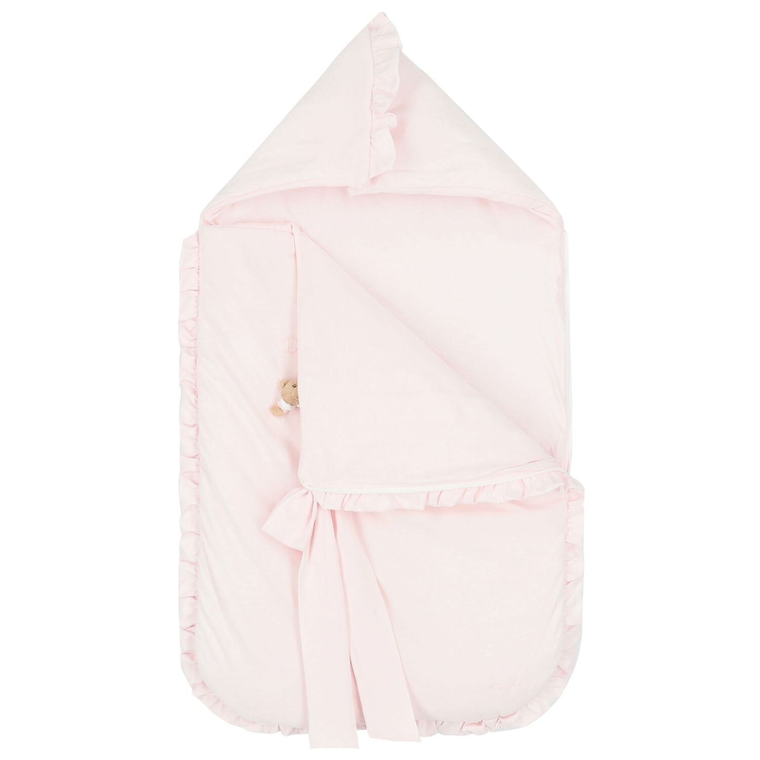 Baby Girls Pink Teddy Bear Nest, 2, hi-res image number null