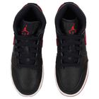 Black, White & Red Air Jordan 1 Mid Trainers, 10, hi-res
