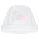 Baby Girls White Rabbit Hat, 2, hi-res