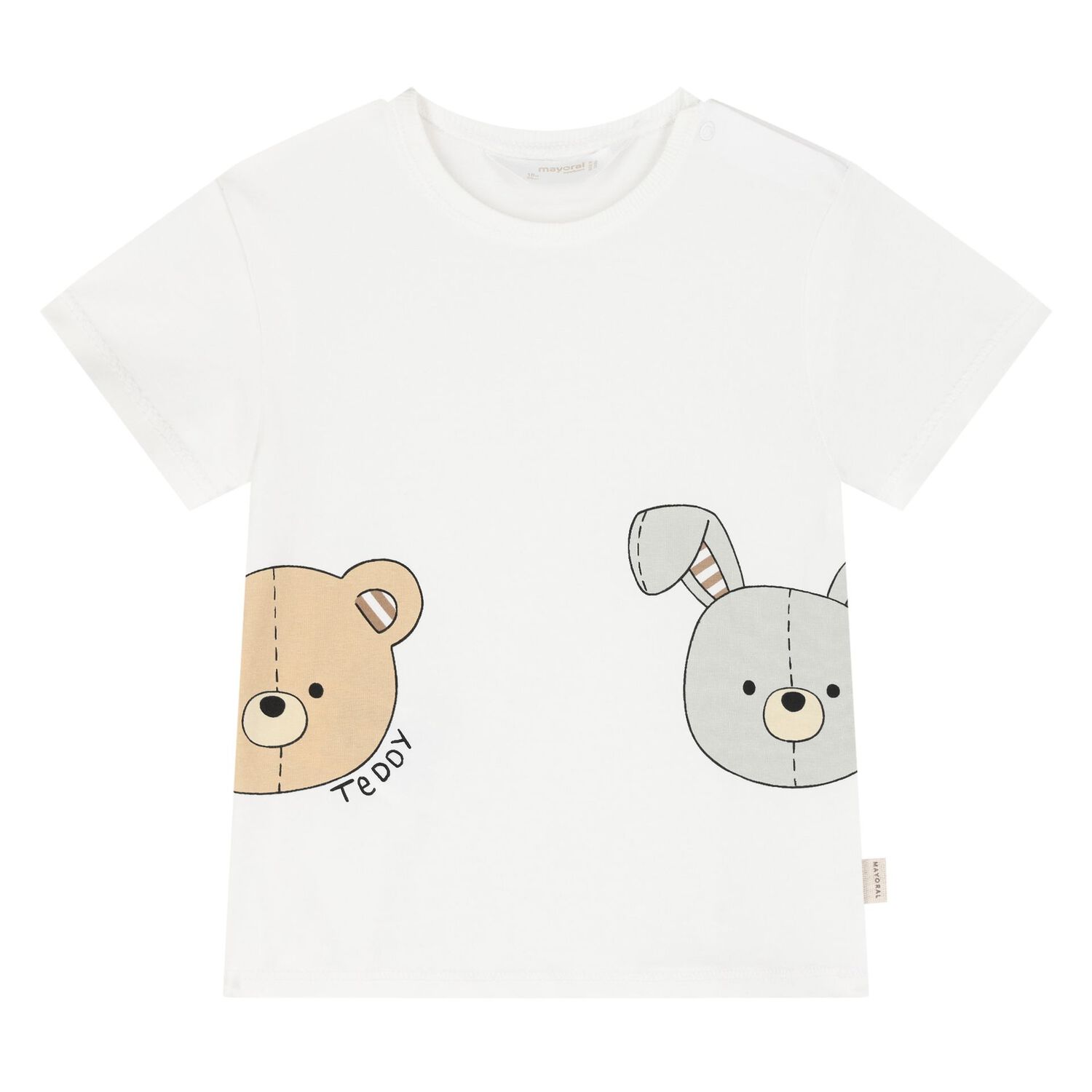 Baby Boys Bear & Rabbit Shorts Set, 1, hi-res