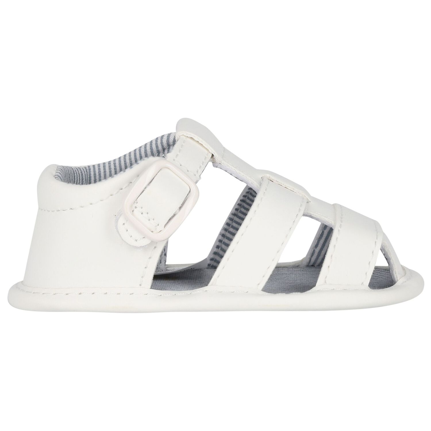 Baby Boys Ivory Sandals, 1, hi-res image number null