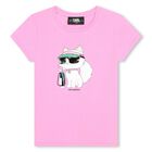 Girls Pink Logo T-Shirt, 1, hi-res