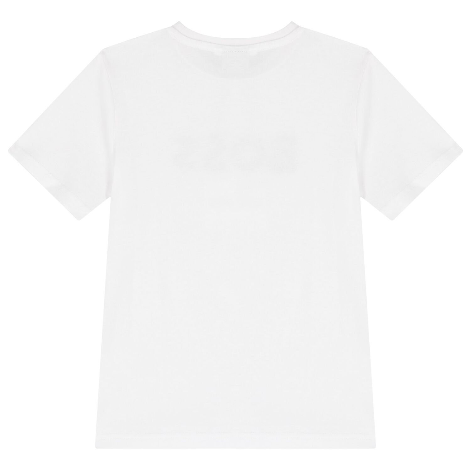 Boys White Logo T-Shirt, 2, hi-res image number null