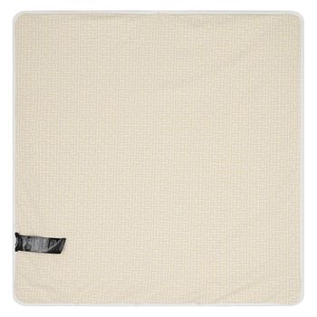 Baby Boys Blue & Gold Logo Blanket