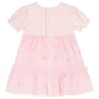Baby Girls Pink Tulle Dress Set, 1, hi-res