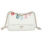 Girls White Logo Handbag, 2, hi-res