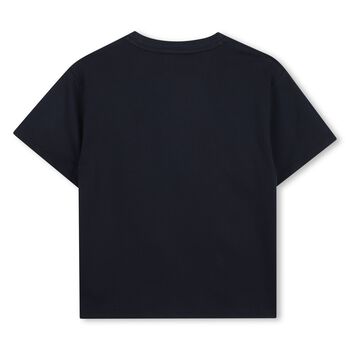Navy Blue Tiger Logo T-Shirt