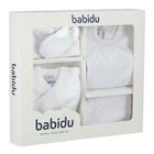 Boys White & Blue Stars Baby Gift Set, 1, hi-res