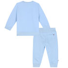 Baby Boys Blue Logo Tracksuit, 3, hi-res