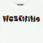 White Cotton Logo T-Shirt, 4, hi-res