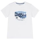 Boys White Logo T-Shirt, 1, hi-res