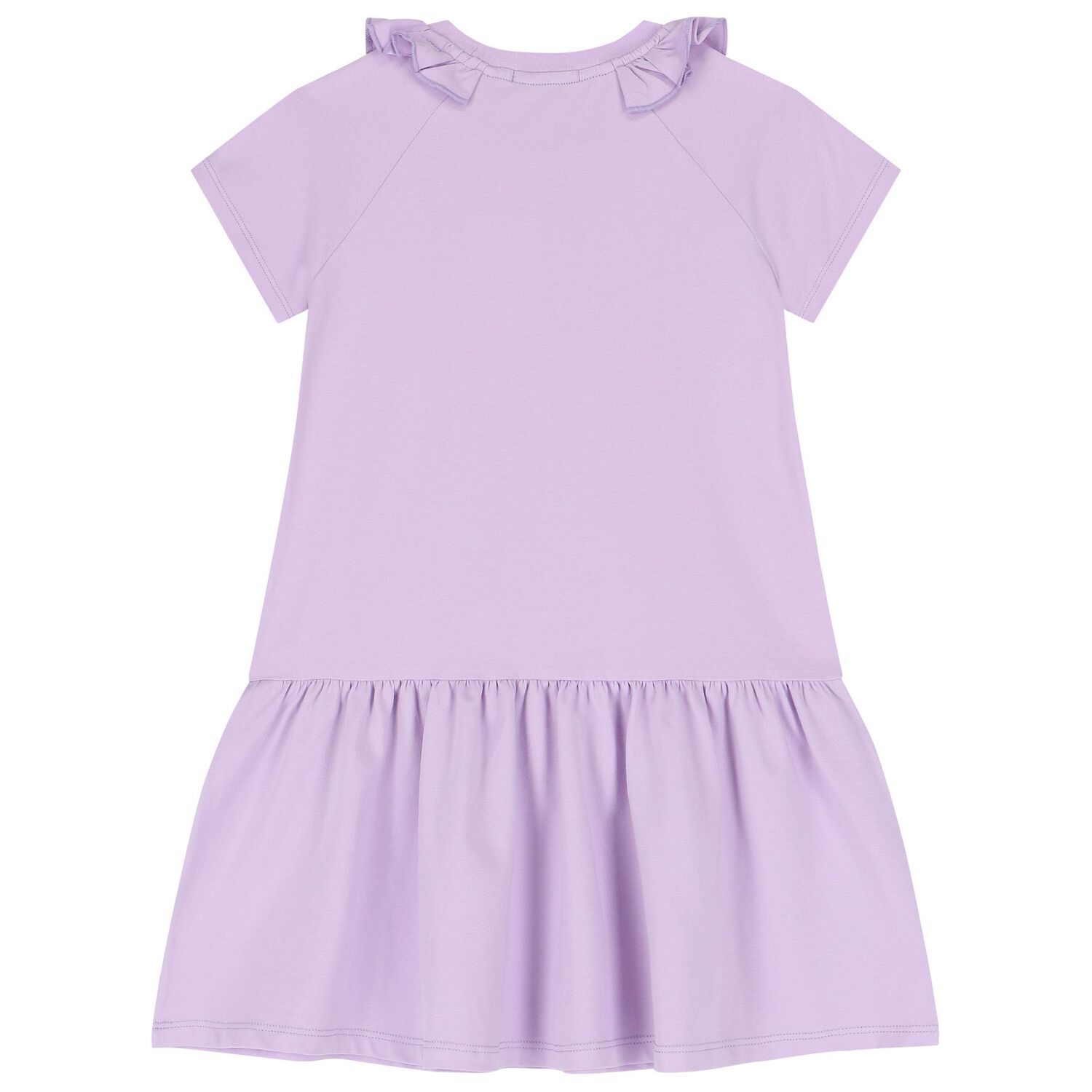Girls Purple Logo Dress, 1, hi-res image number null