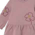 Younger Girls Pink Flower Dress, 1, hi-res