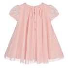 Younger Girls Pink Tulle Dress Set, 1, hi-res