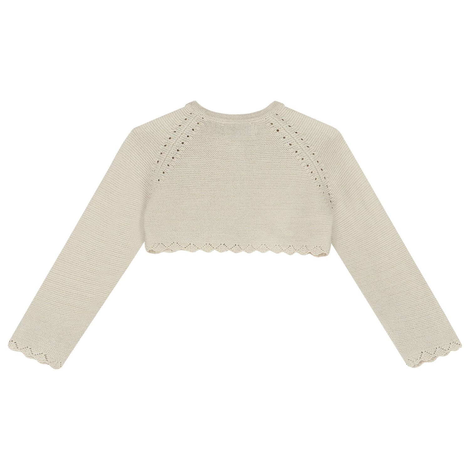 Younger Girls Beige Cardigan, 1, hi-res image number null