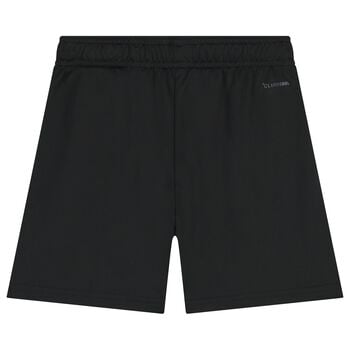 Boys Black Logo Shorts