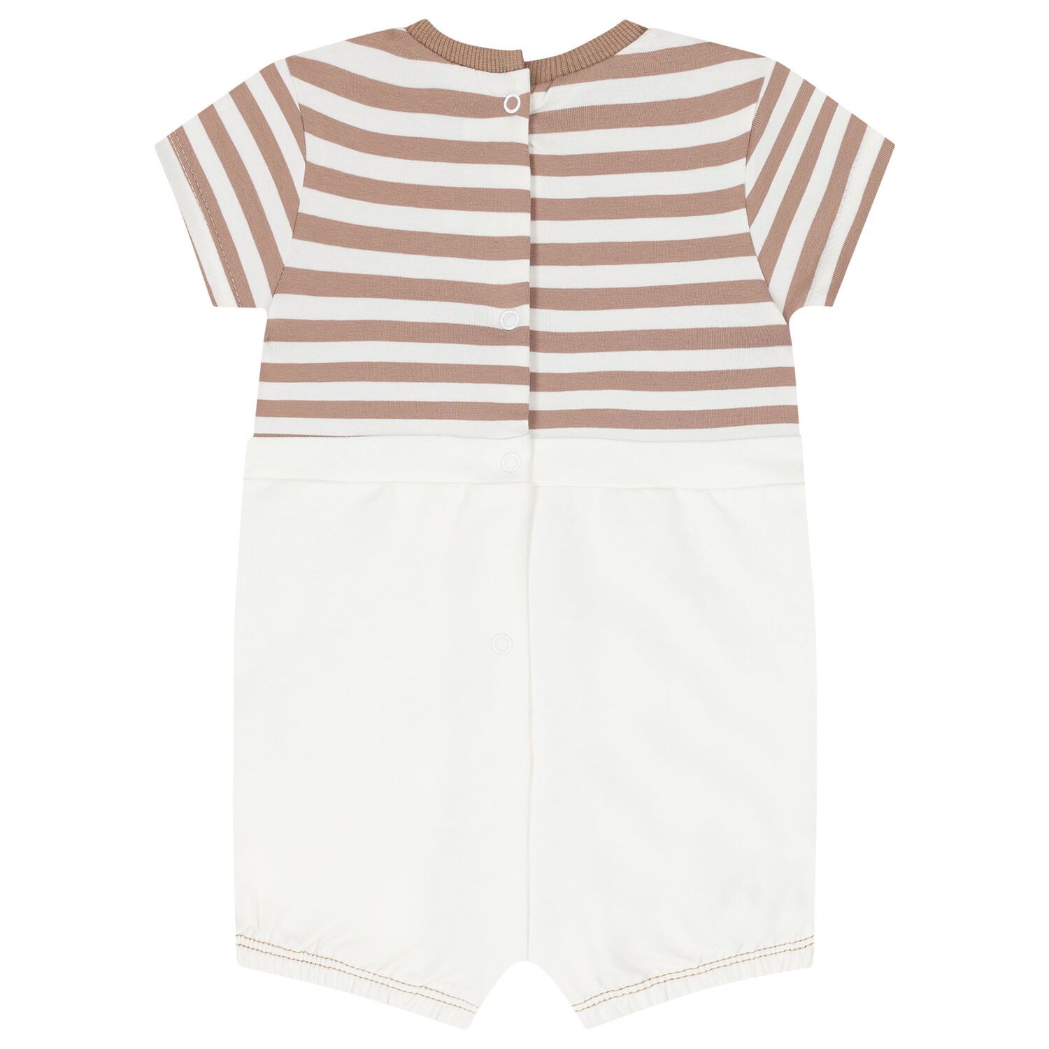 Baby Boys Ivory Bear Romper & Hat Set, 2, hi-res