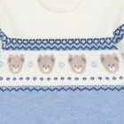 Younger Boys Blue & Ivory Teddy Bear Trouser Set, 1, hi-res