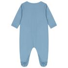 Baby Boys Blue Elephant Babygrow Gift Set, 2, hi-res