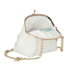 Girls Ivory Tulle Lace Shoulder Bag, 1, hi-res