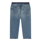 Baby Boys Blue Denim Jeans, 1, hi-res