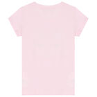 Girls Pink Bunny T-Shirt, 1, hi-res