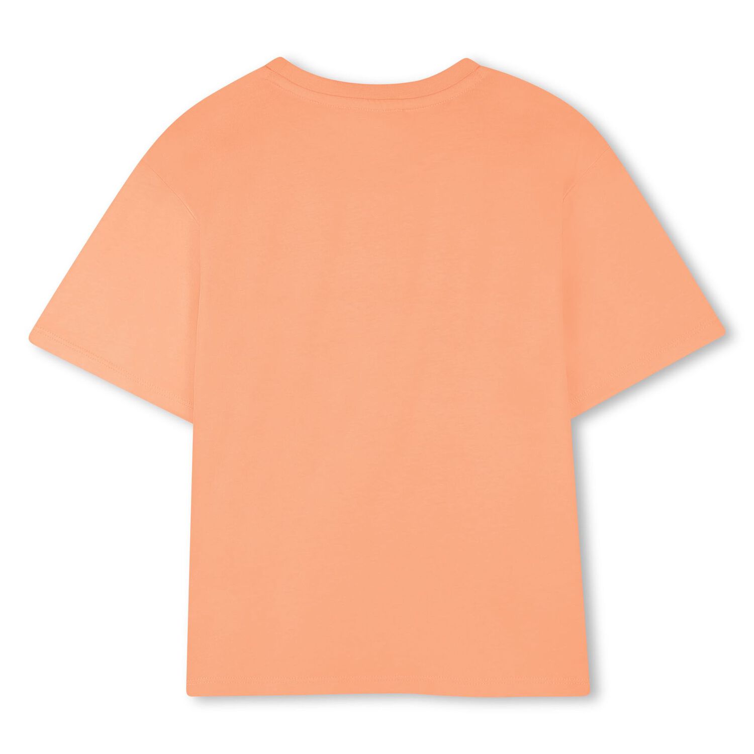 Girls Orange Tiger Logo T-Shirt, 1, hi-res