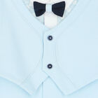 Boys Blue Special Occasion Romper Suit, 1, hi-res