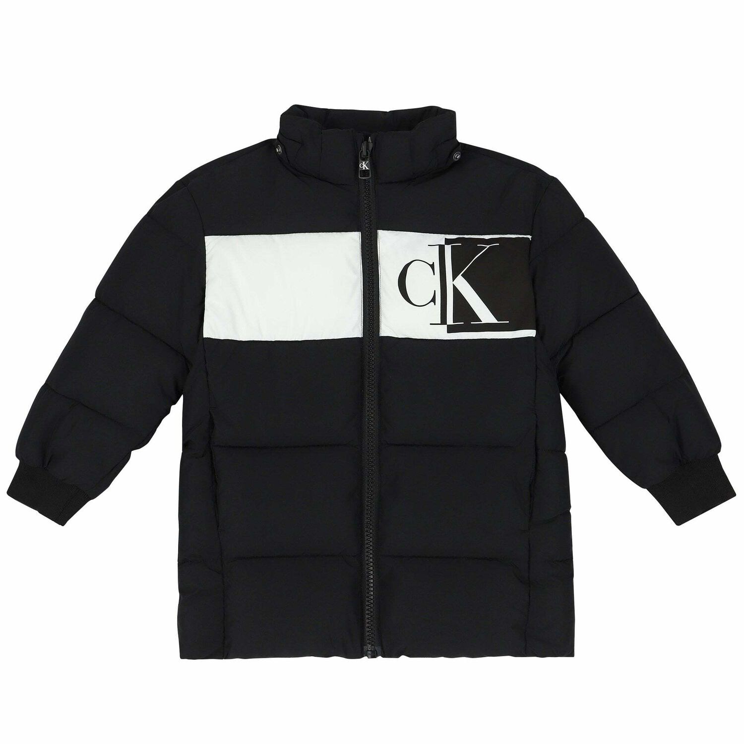 Boys Black Padded Jacket, 1, hi-res image number null