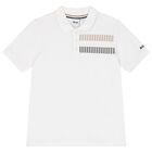 Boys White Logo Polo Shirt, 2, hi-res